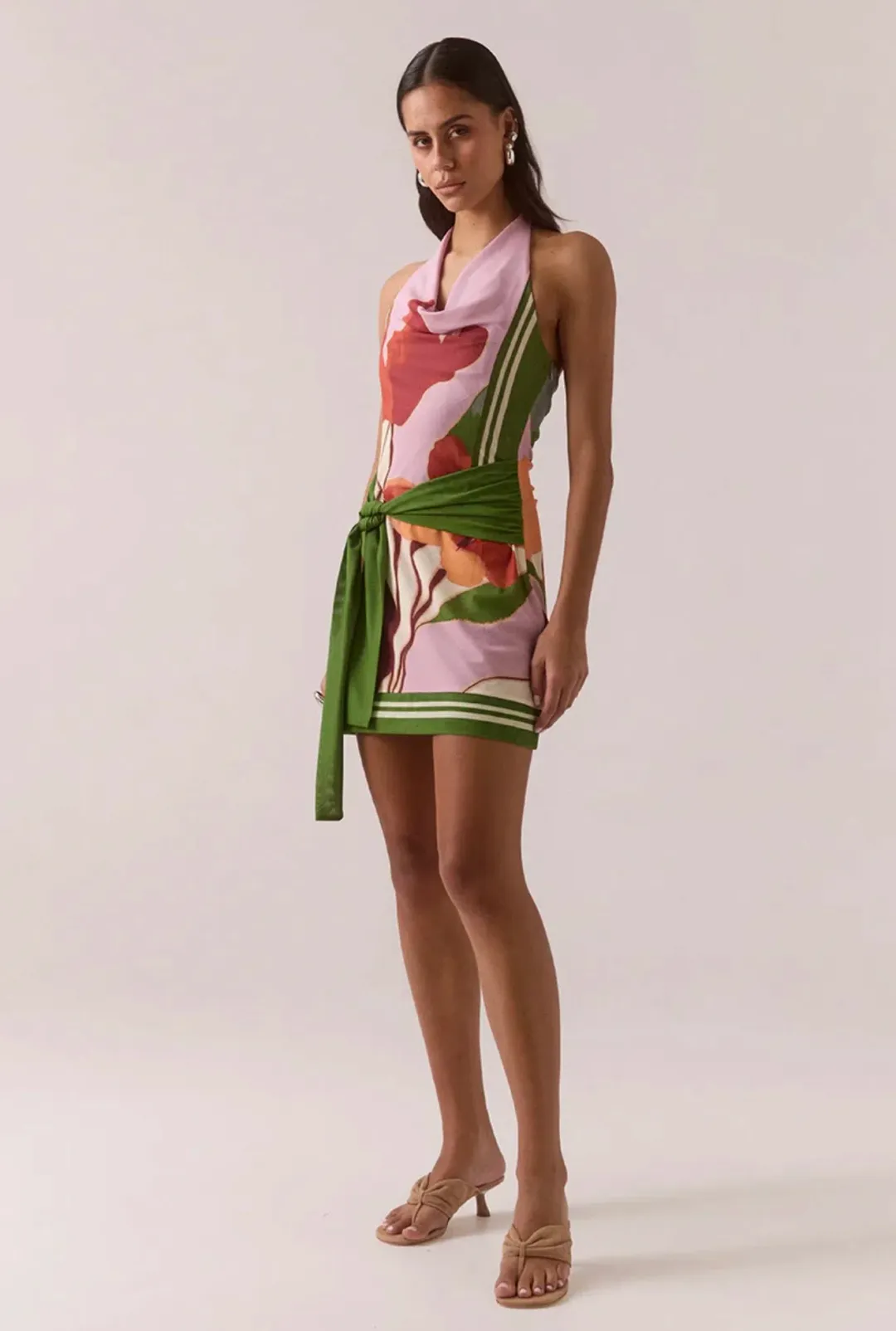 Kalea Mini Dress Botanic  for rent on The Volte - main image