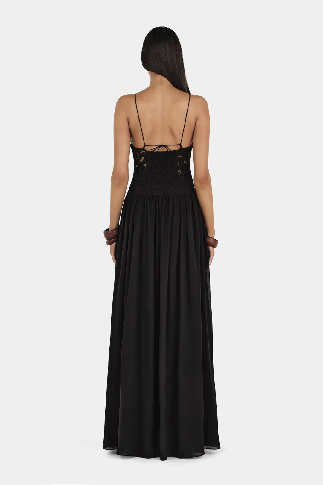 Hansen and Gretel Stephanie Maxi Dress Black Size M / AU 10 for rent on The Volte - main image