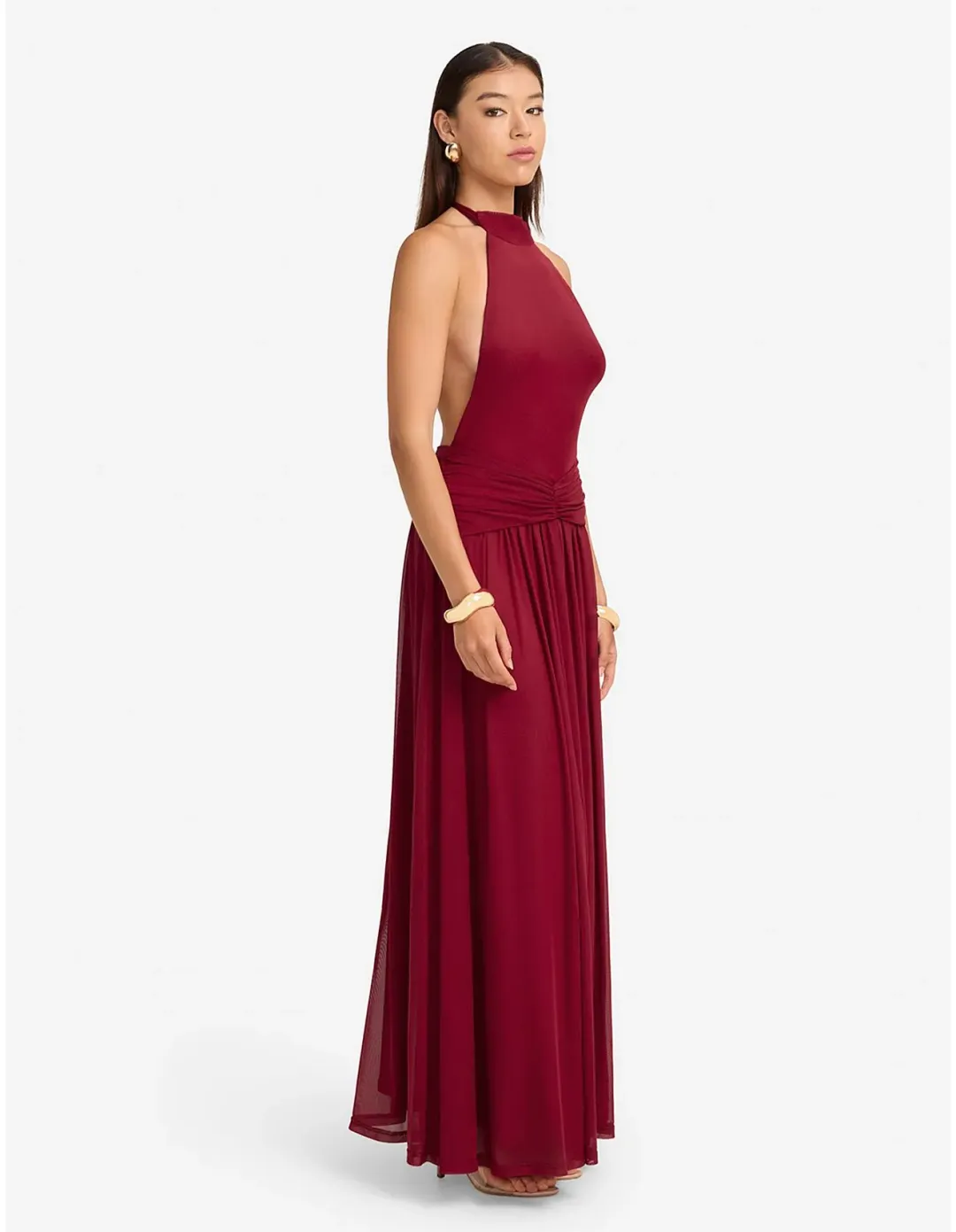 Runaway The Label Vanessa Maxi Dress Red Size 10 for rent on The Volte - main image