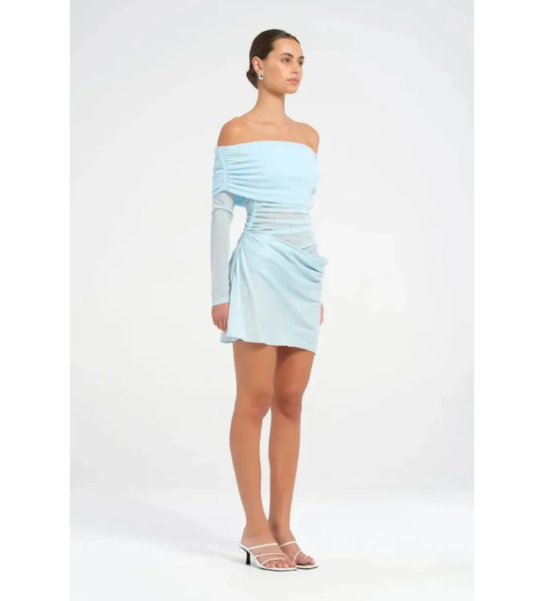 Benni Luca Mini Dress in Ice Size AU6 for rent on The Volte - main image