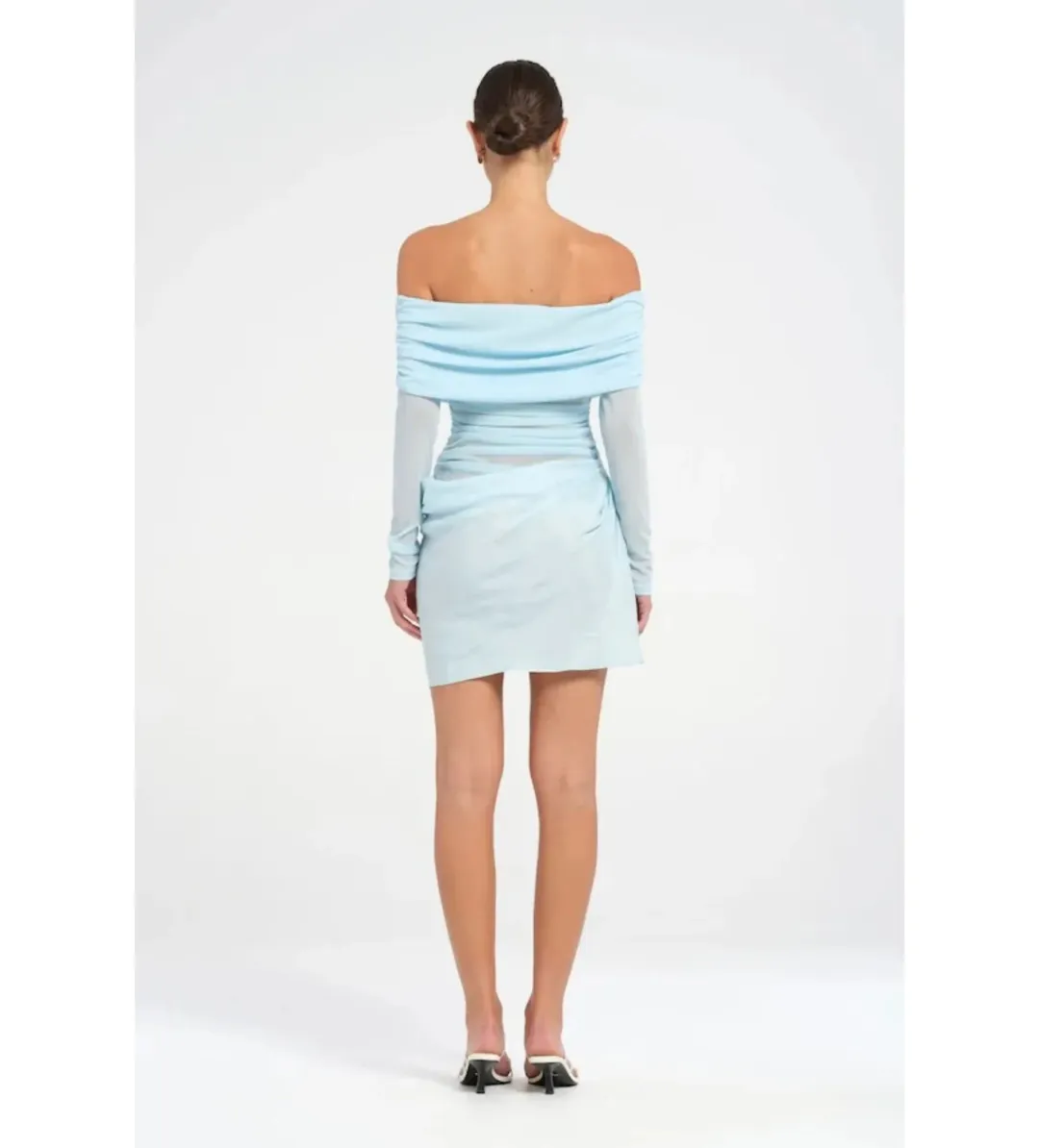 Benni Luca Mini Dress in Ice Size AU10 for rent on The Volte - main image