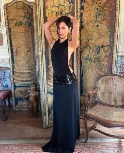 Ance Gria Adele Black dress size 8/S for rent on The Volte - image 3