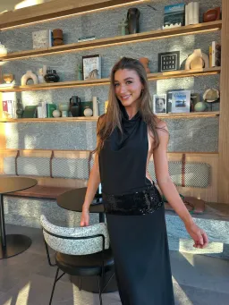 Ance Gria Adele Black dress size 8/S for rent on The Volte - image 5