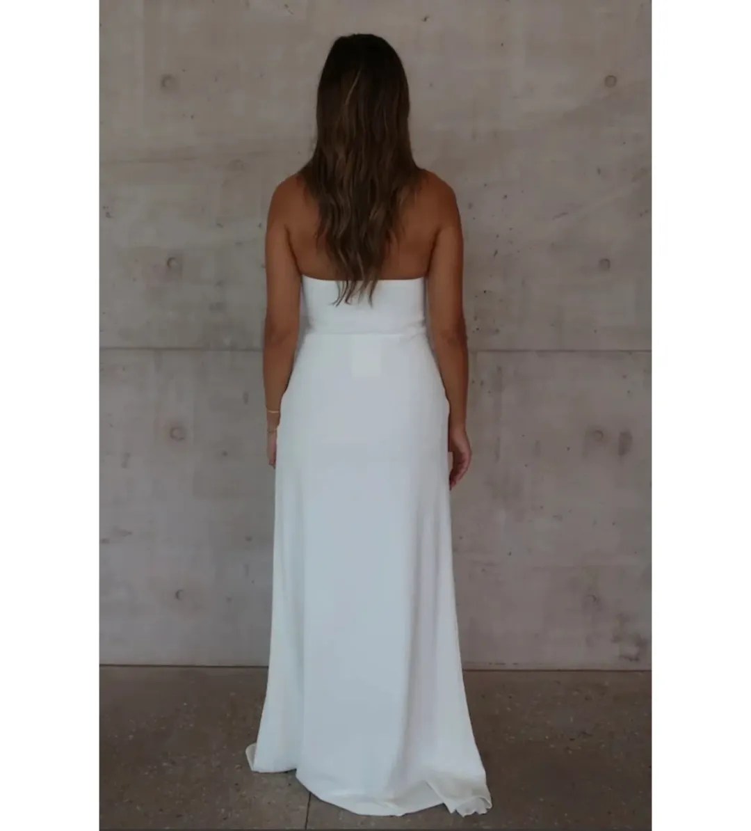 Sneaky Link Chelle Maxi Dress in White Size M/AU10 for rent on The Volte - main image