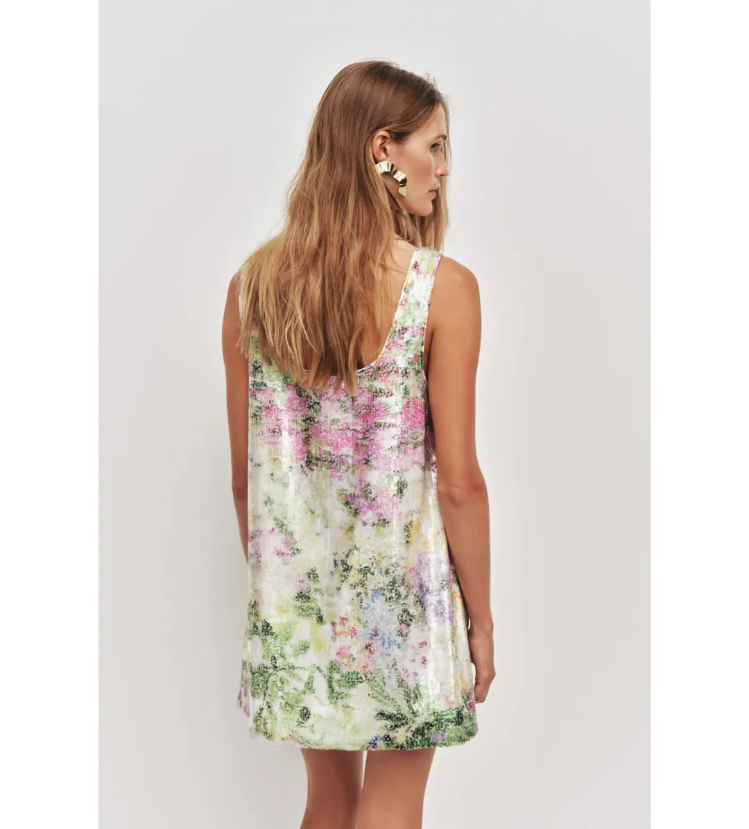 Aje Dahlia Mini Dress in Lavandula Size 8 for rent on The Volte - main image