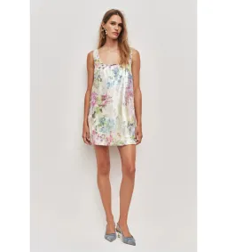 Aje Dahlia Mini Dress in Lavandula Size 12 for rent on The Volte - image 1