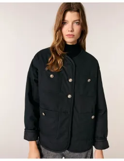 Maje Gipada Coat Black Size 36 EU for rent on The Volte - image 2