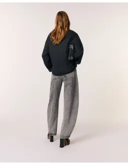 Maje Gipada Coat Black Size 36 EU for rent on The Volte - image 4