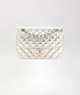 Chanel Silver Mini Flap Handbag for rent on The Volte - image 3
