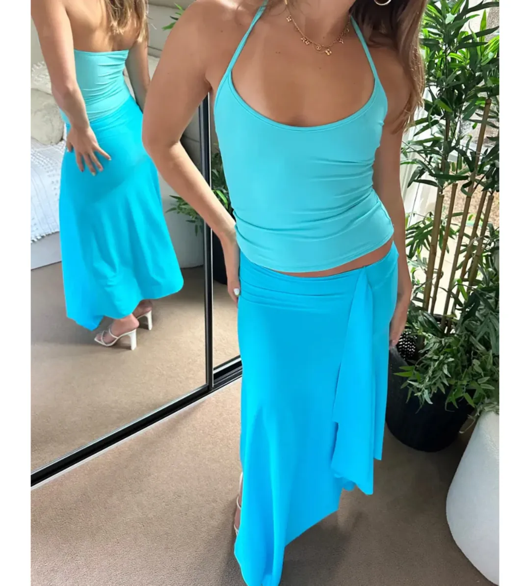 Mr Winston Mermaid Jemima Set in Blue Size S/M for rent on The Volte - main image