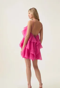 Pandorea Layered Mini Dress for rent on The Volte - image 3