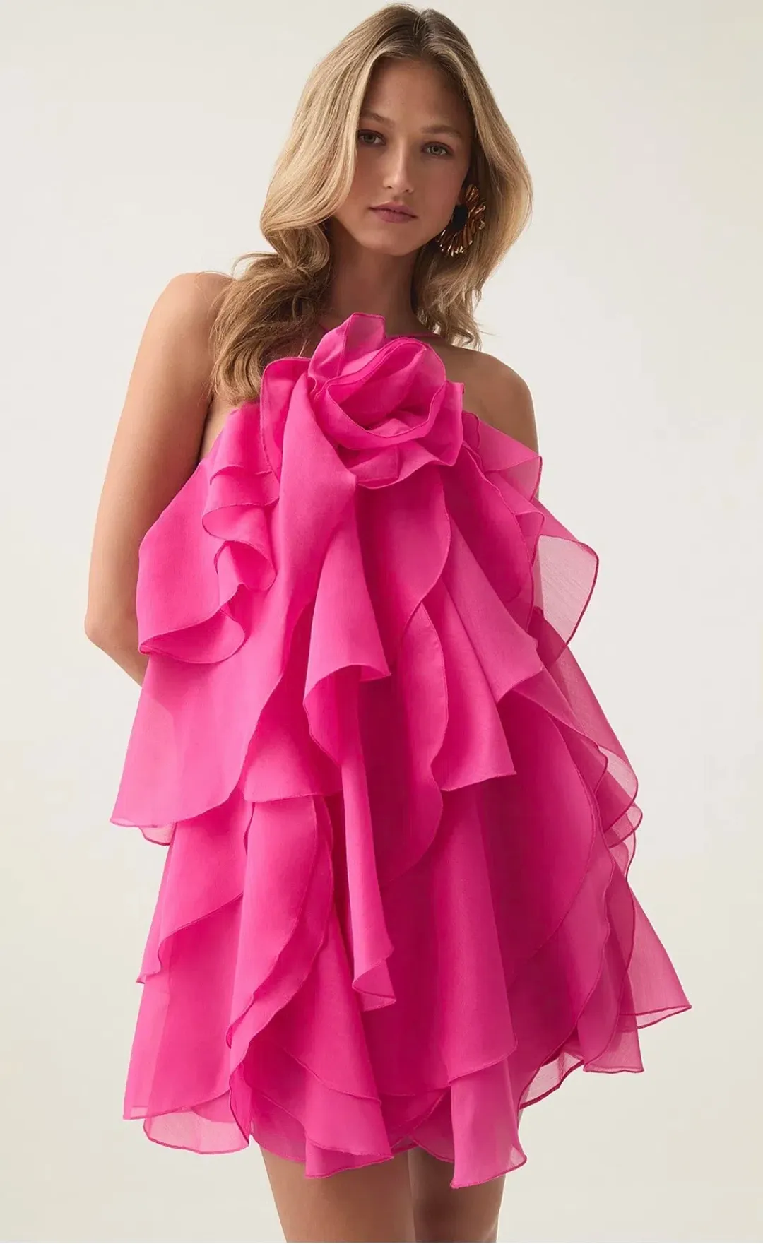 Pandorea Layered Mini Dress for rent on The Volte - main image