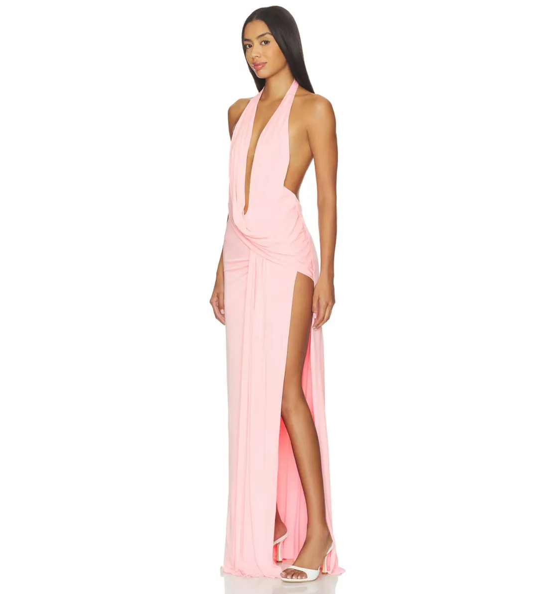 Natalie Rolt Winona Gown in Blossom Pink Size 1/AU8 for rent on The Volte - main image
