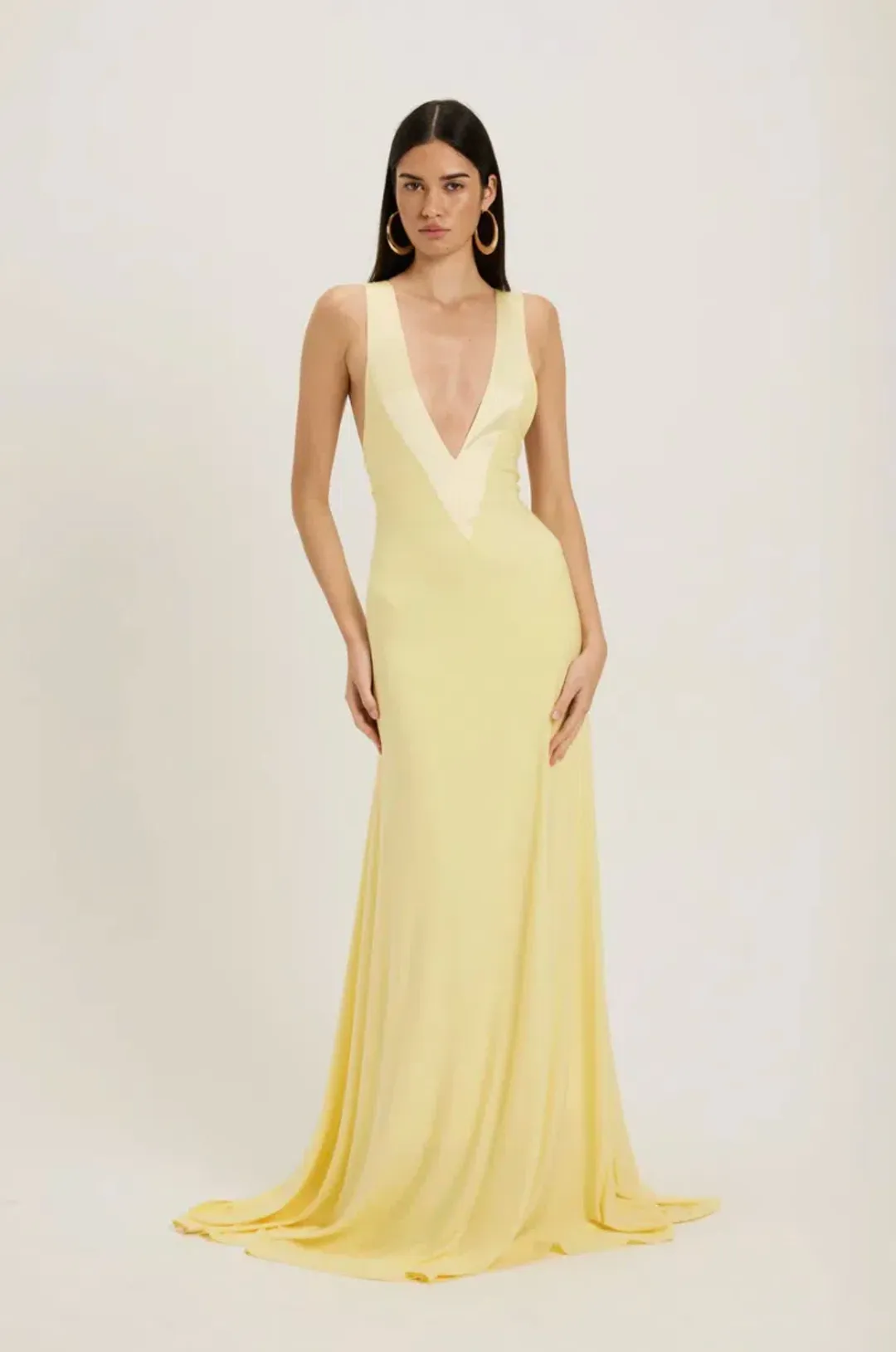 ancegria, Rosa Gown, Lemon, maxi, size 8  for rent on The Volte - main image