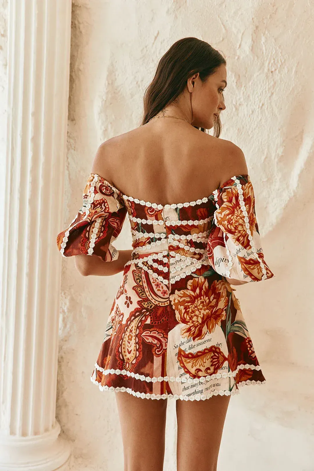 Zaco Issa Dress - Barocca size M for rent on The Volte - main image