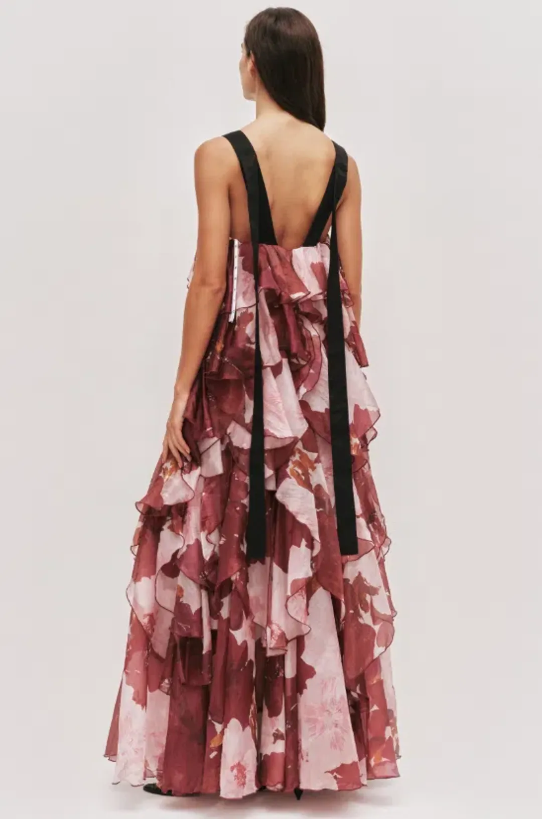 AJE Athena Gown Aquarelle size 8 for rent on The Volte - main image