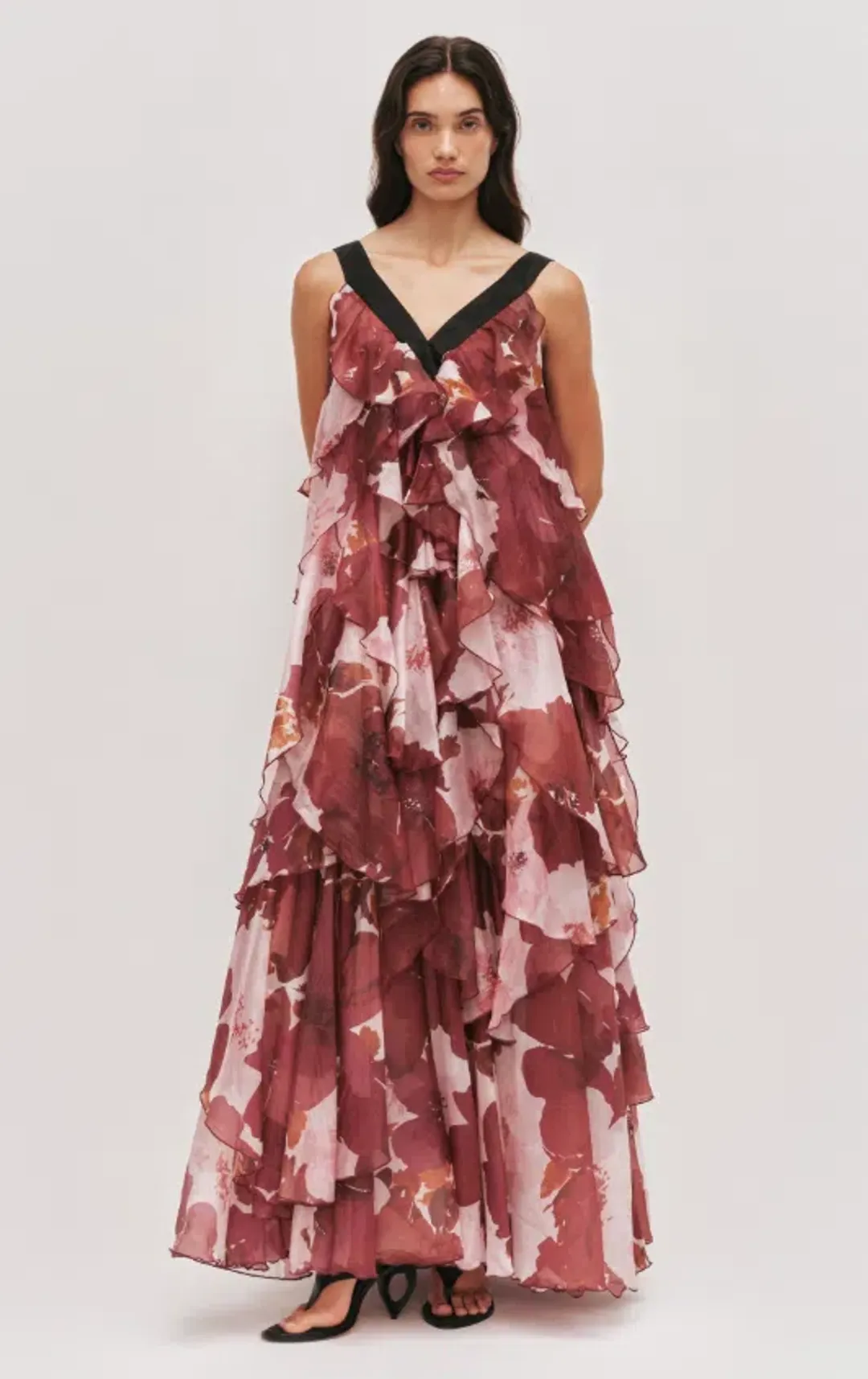 AJE Athena Gown Aquarelle size 8 for rent on The Volte - main image