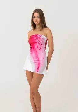 HNTR THE LABEL | LILA MINI DRESS | LILLIE | SIZE S (AU8) for rent on The Volte - image 2