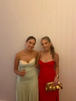 She Is Olla Nicolette dress green size 8 for rent on The Volte - image 2