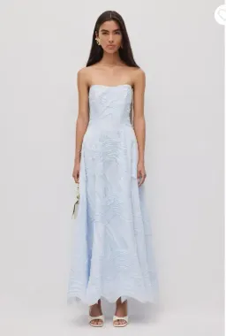Aje Wave Gown in Pastel Blue Size 14 for rent on The Volte - image 1