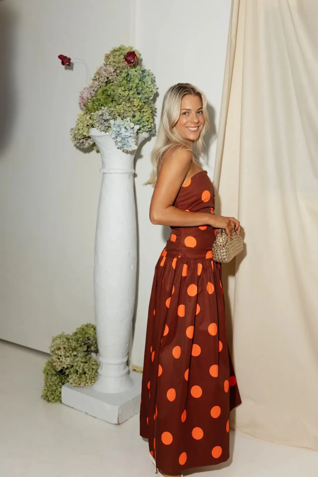 The Wolf Gang Luella Maxi / Jaffa Spot / Size 8 for rent on The Volte - main image