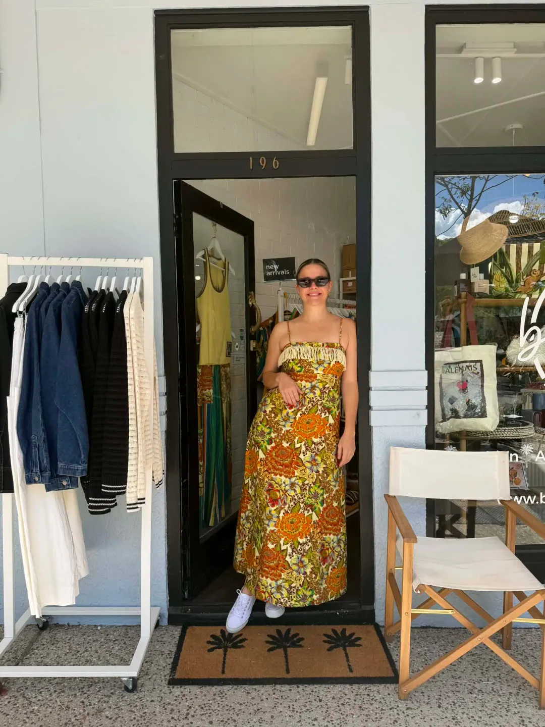 ALEMAIS LANA SQUARE NECK DAY DRESS SIZE 10 for rent on The Volte - main image