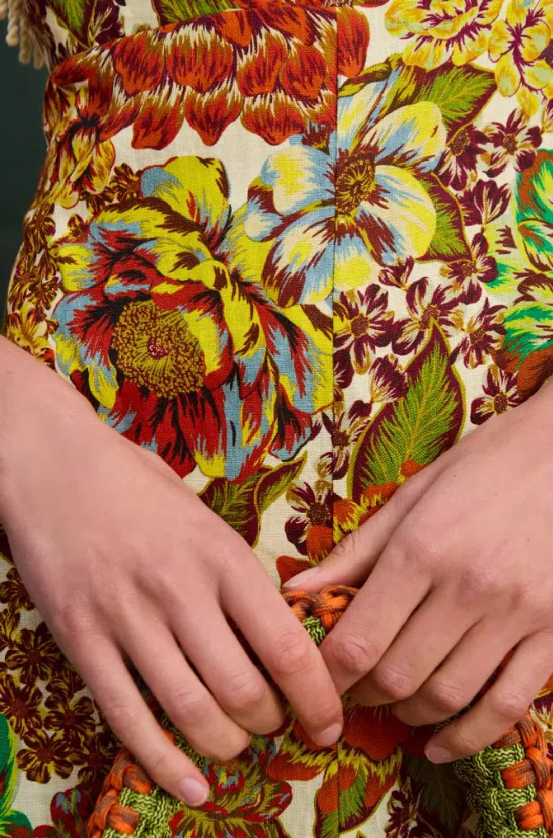 ALEMAIS LANA SQUARE NECK DAY DRESS for rent on The Volte - main image