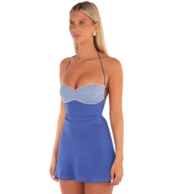 I Am Delilah Aubrey Mini Dress in Storm Size XS/AU6 for rent on The Volte - image 2