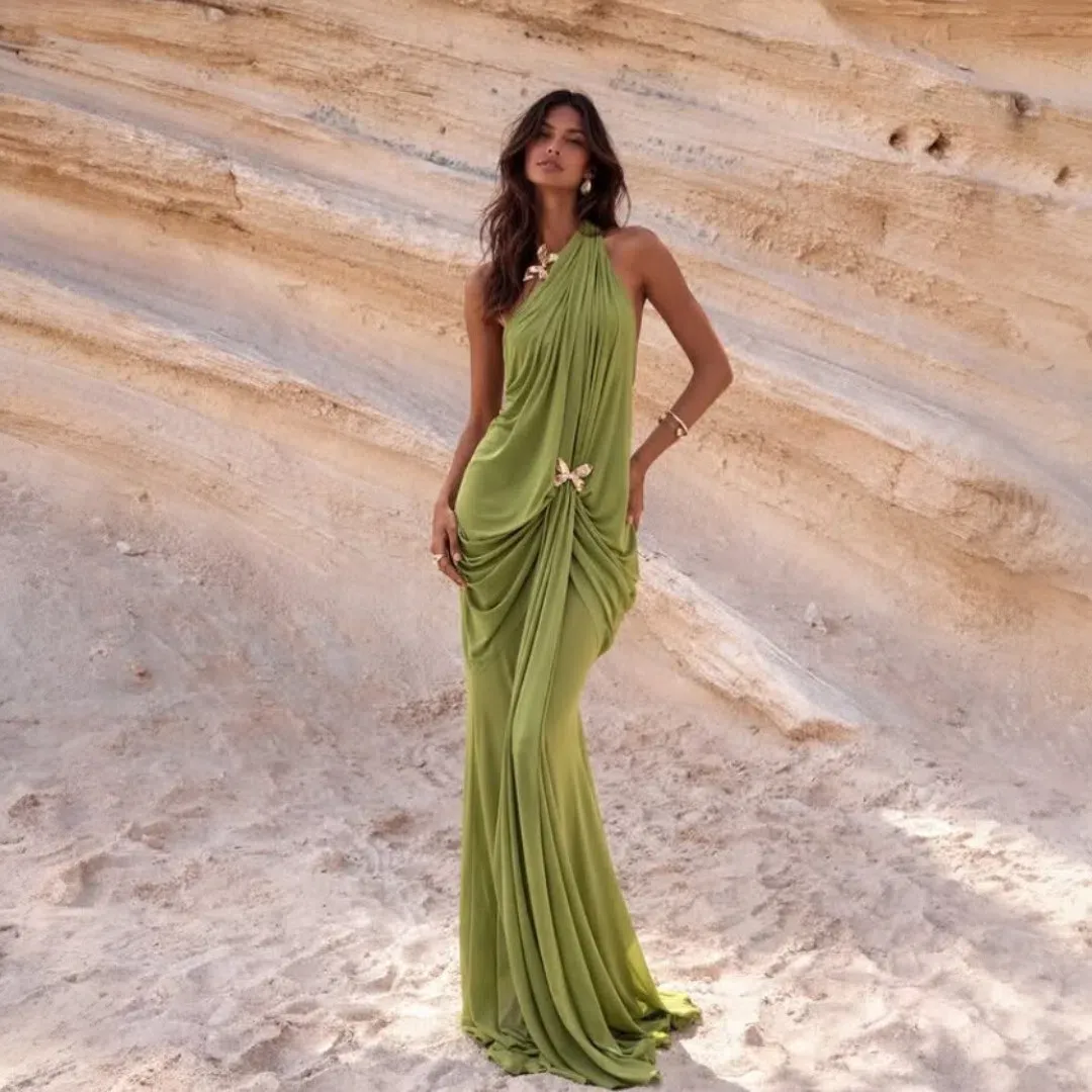 Abyss By Abby DEBUT Maxi In Green Size Large / 12 AU for rent on The Volte - main image