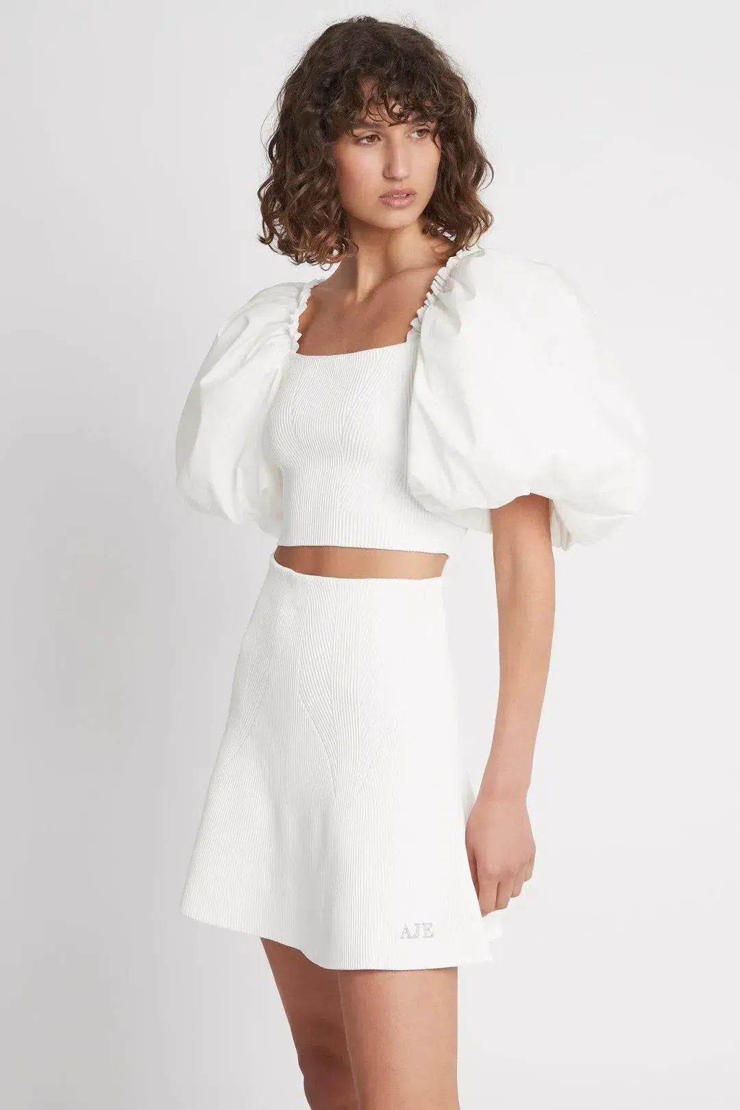 Aje Casa Puff Sleeve Top for rent on The Volte - main image