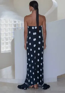 Lidee Black Tie Gown Polka Noir size 8  for rent on The Volte - image 3