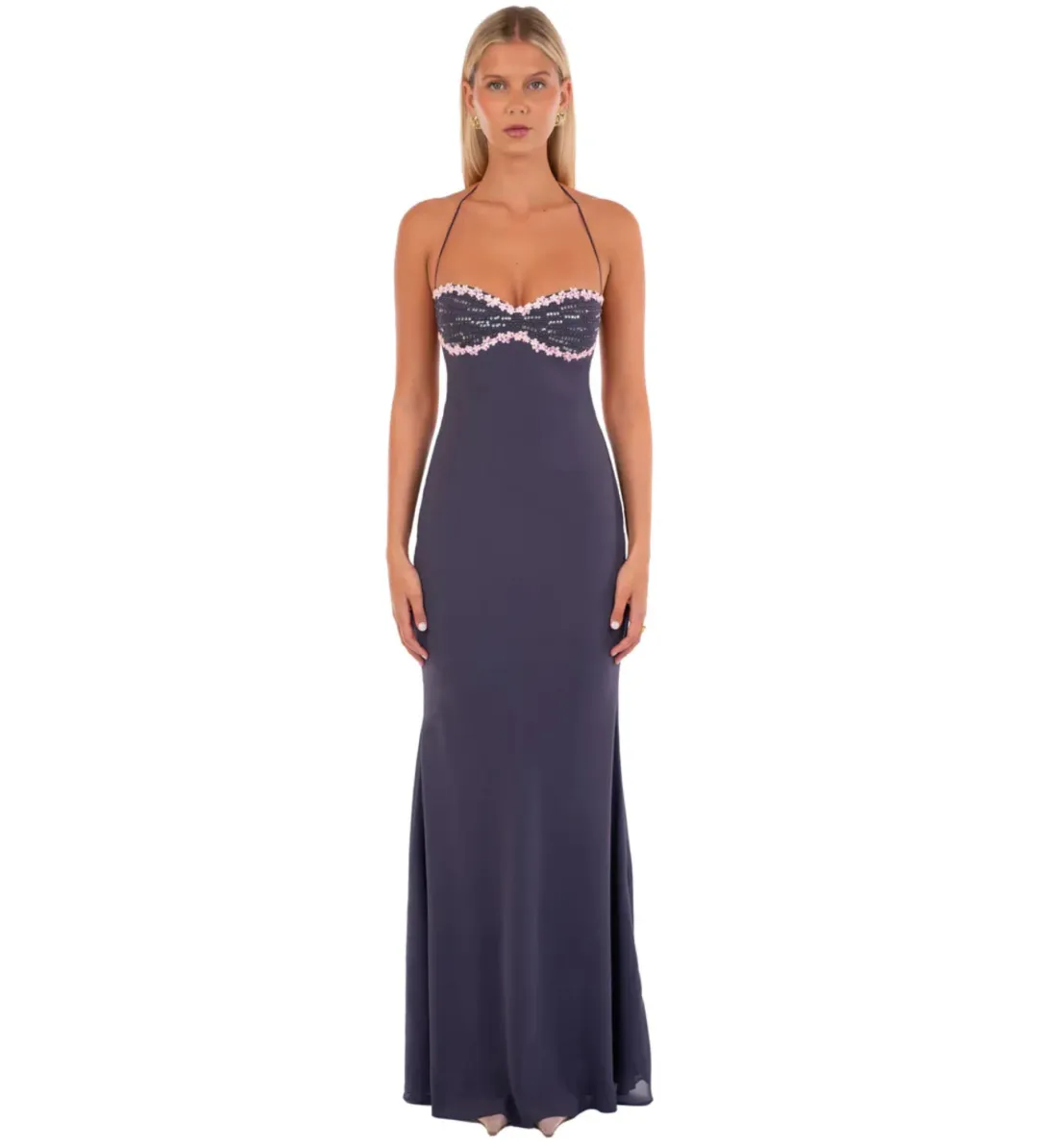 I Am Delilah Delilah Maxi Dress in Midnight Size M/AU10 for rent on The Volte - main image