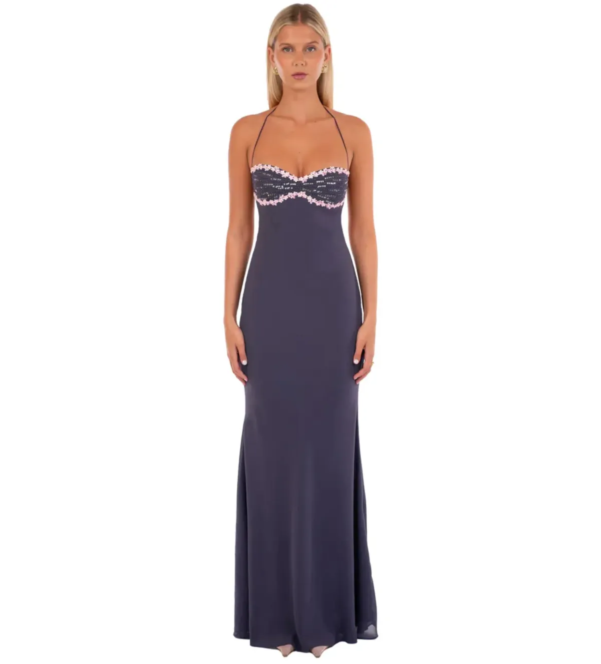 I Am Delilah Delilah Maxi Dress in Midnight Size M/AU10 for rent on The Volte - main image