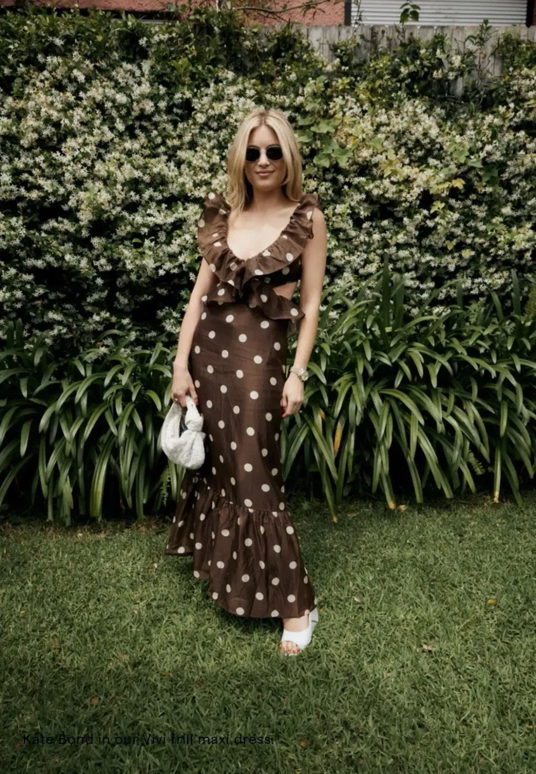 Sir the Label Vivi Frill Dress Marlon Polka Dot Size 6 for rent on The Volte - main image