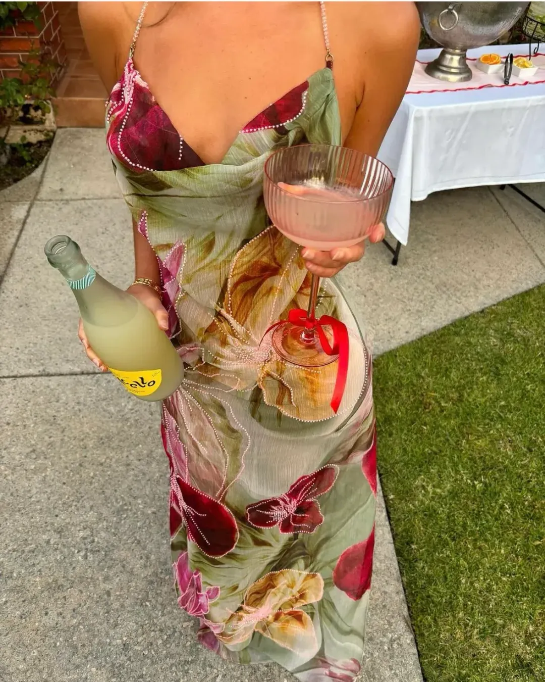 Jaded London Dahlia Hand-Beaded Maxi size 6 for rent on The Volte - main image