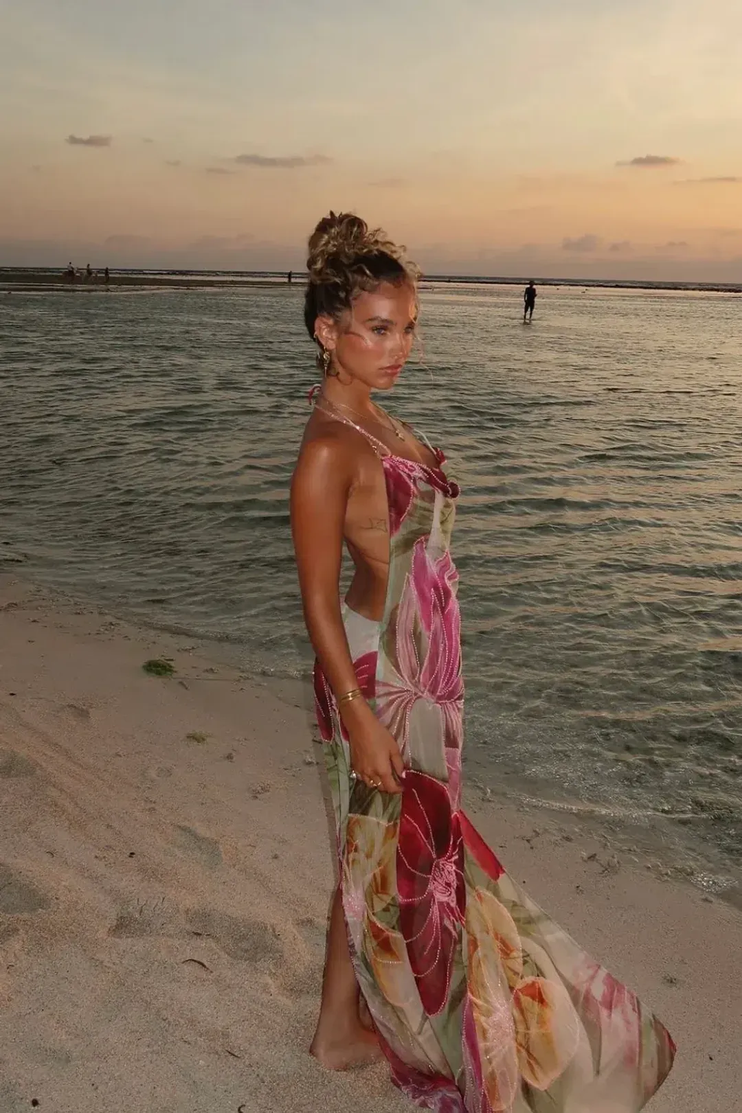 Jaded London Dahlia Hand-Beaded Maxi size 6 for rent on The Volte - main image