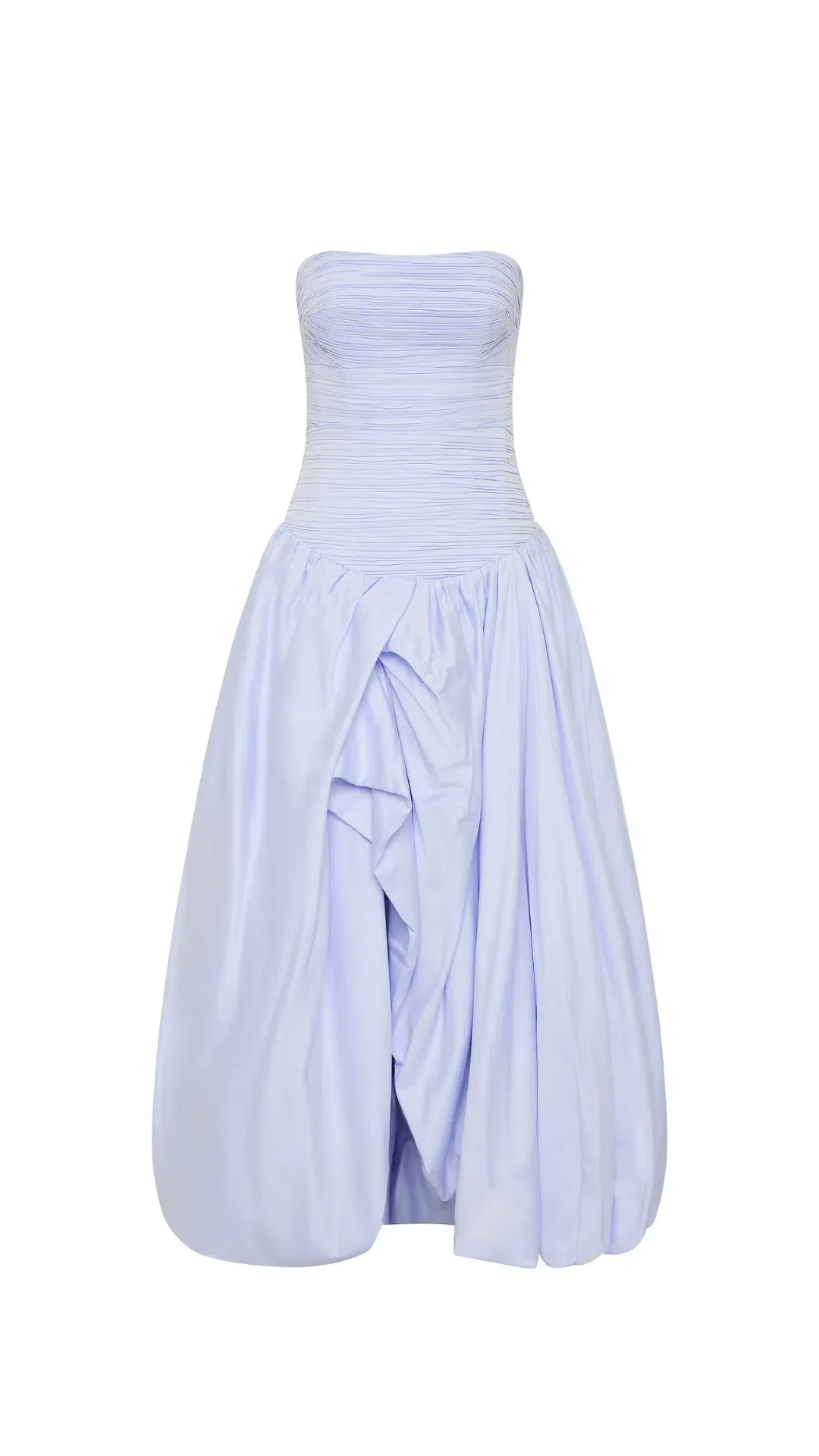 AJE Violette Bubble Hem Maxi Dress in Pearl Blue Size 6 for rent on The Volte - main image