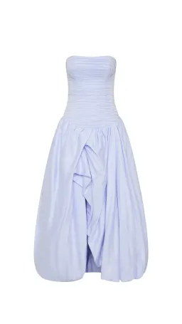 AJE Violette Bubble Hem Maxi Dress in Pearl Blue Size 6 for rent on The Volte - image 5
