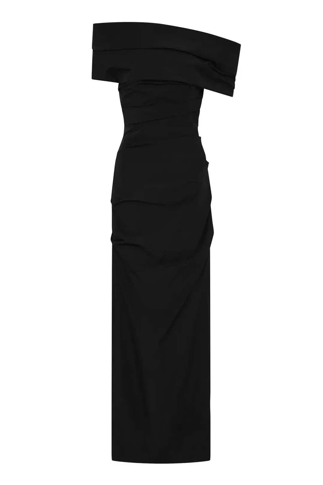 Rachel Gilbert Monique Gown Maxi Dress in Black  Size 3/ AU 12 for rent on The Volte - main image