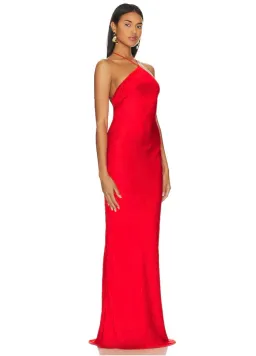 Line & Dot Kira Maxi Dress in Tomato Red REVOLVE for rent on The Volte - image 2
