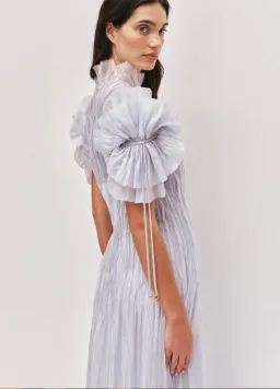 Aje Clara Maxi Dress in French Blue Size 12 for rent on The Volte - image 2