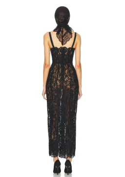 Helsa Black Lace Dress for rent on The Volte - image 4