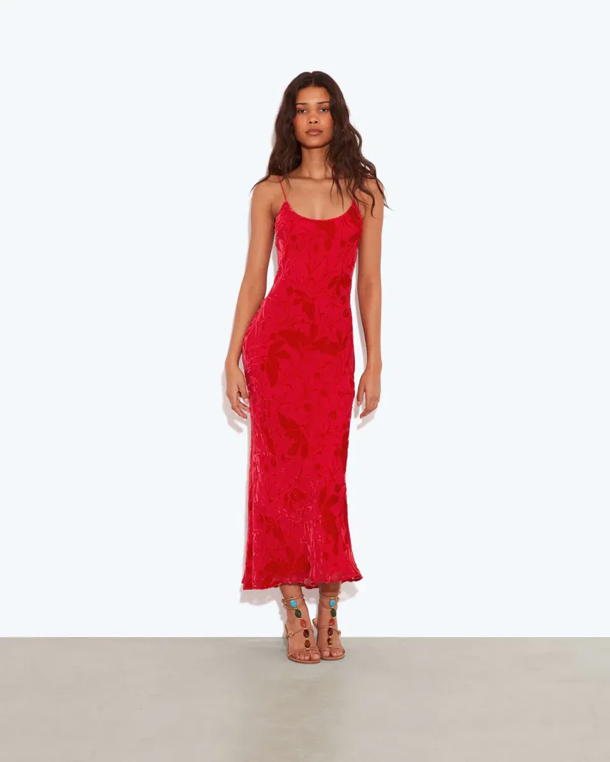 Rat & Boa EVI DRESS RED Size M for rent on The Volte - main image