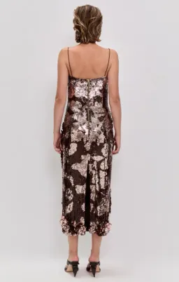 AJE Halo Midi Sequin Dress Size 12 for rent on The Volte - image 2