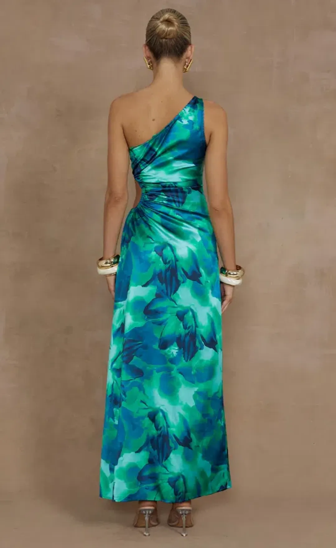 Barzilio Calista Green Maxi- Runaway the Label -  size 12 for rent on The Volte - main image
