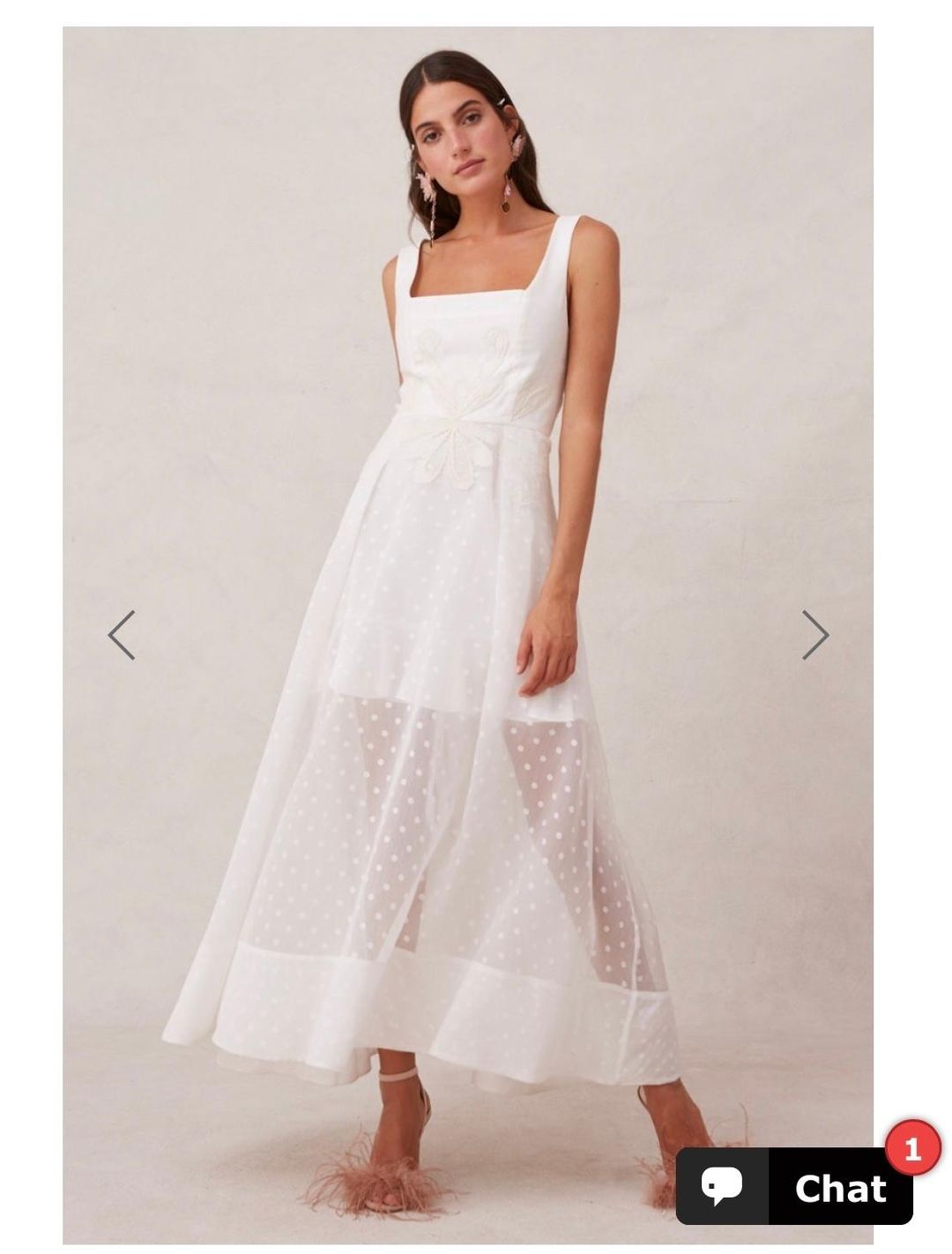 Keepsake the Label - Chime gown Porcelain for rent on The Volte - main image