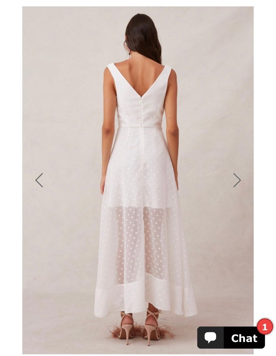 Keepsake the Label - Chime gown Porcelain for rent on The Volte - main image