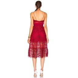 Self Portrait Floral Lace Midi Dress Size 8 for rent on The Volte - image 2