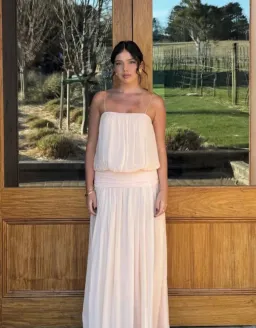 Bec and Bridge Camille Blouson Maxi Peach Size 8 for rent on The Volte - image 4