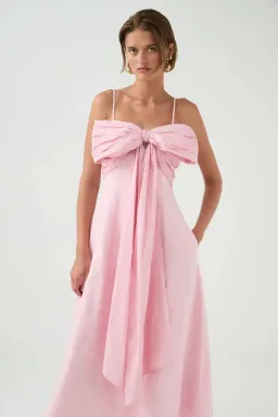 🩷New AJE Scarlett Bow Midi Dress - Size 14 - Cherry Blossom Pink🩷 for rent on The Volte - image 7